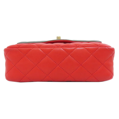 CHANEL ChainShoulder COCO Mark GoldHardware Shoulder Bag Lambskin Ladies [Used]