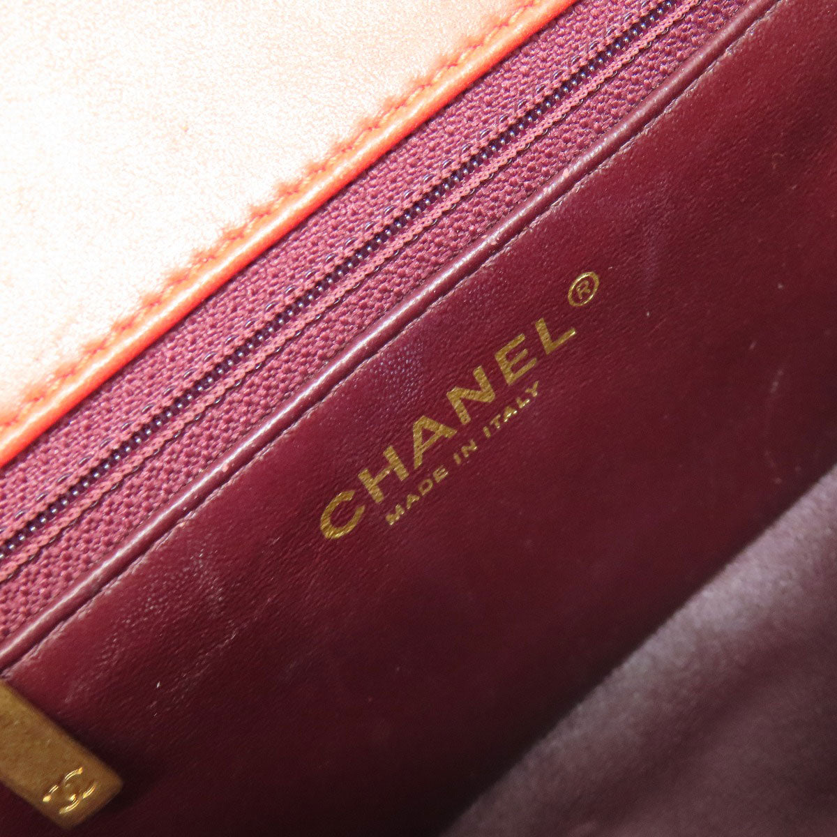 CHANEL ChainShoulder COCO Mark GoldHardware Shoulder Bag Lambskin Ladies [Used]