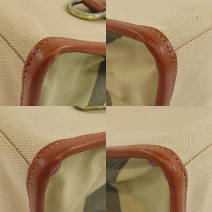 BURBERRY logo Tote Bag Canvas Ladies [Used]