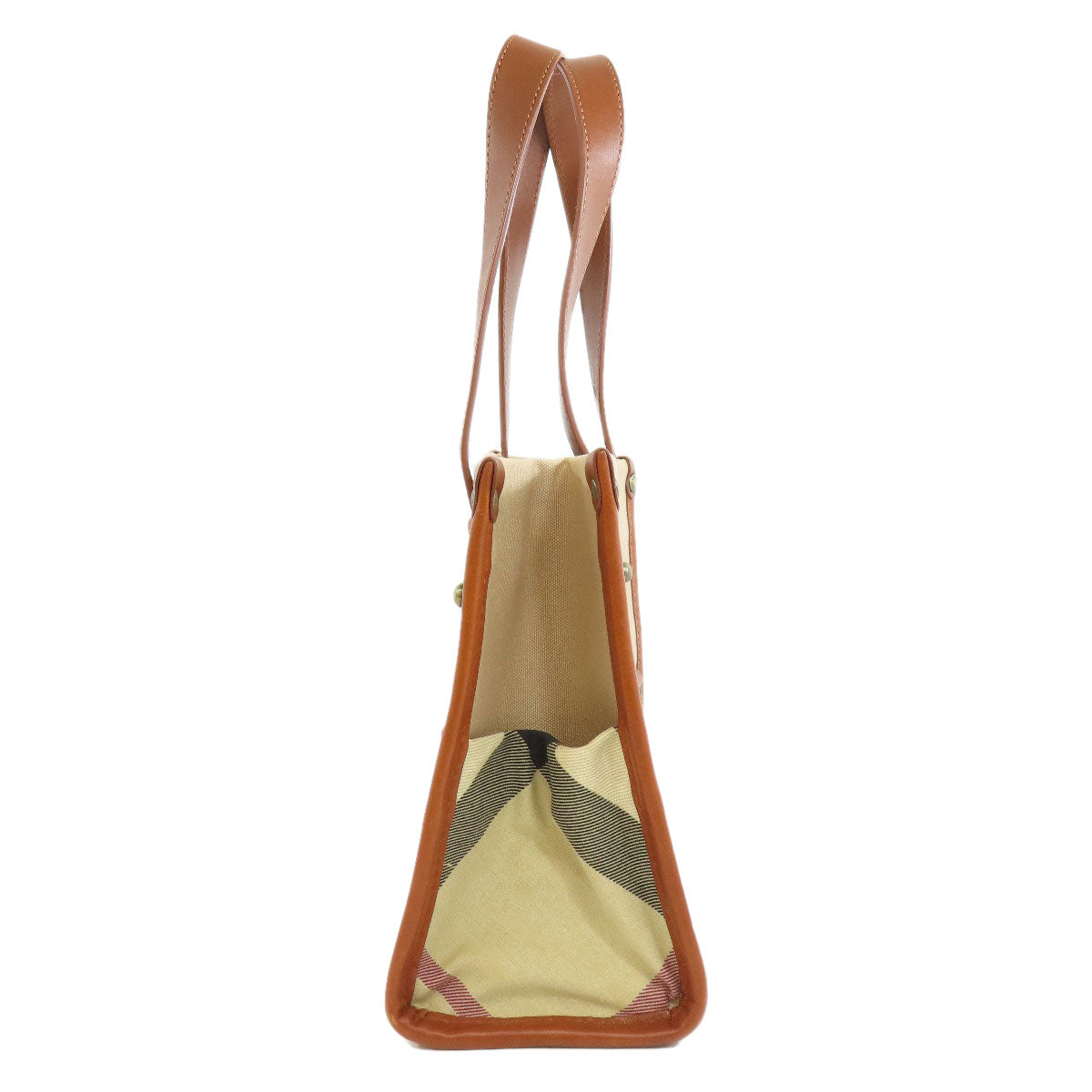 BURBERRY logo Tote Bag Canvas Ladies [Used]
