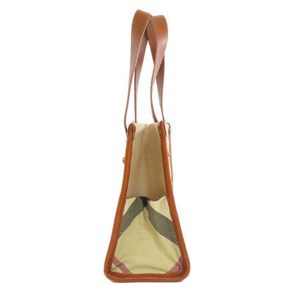 BURBERRY logo Tote Bag Canvas Ladies [Used]