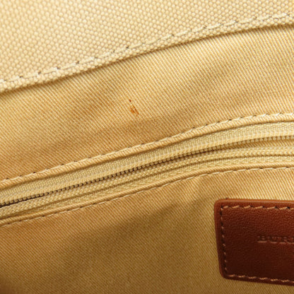 BURBERRY logo Tote Bag Canvas Ladies [Used]
