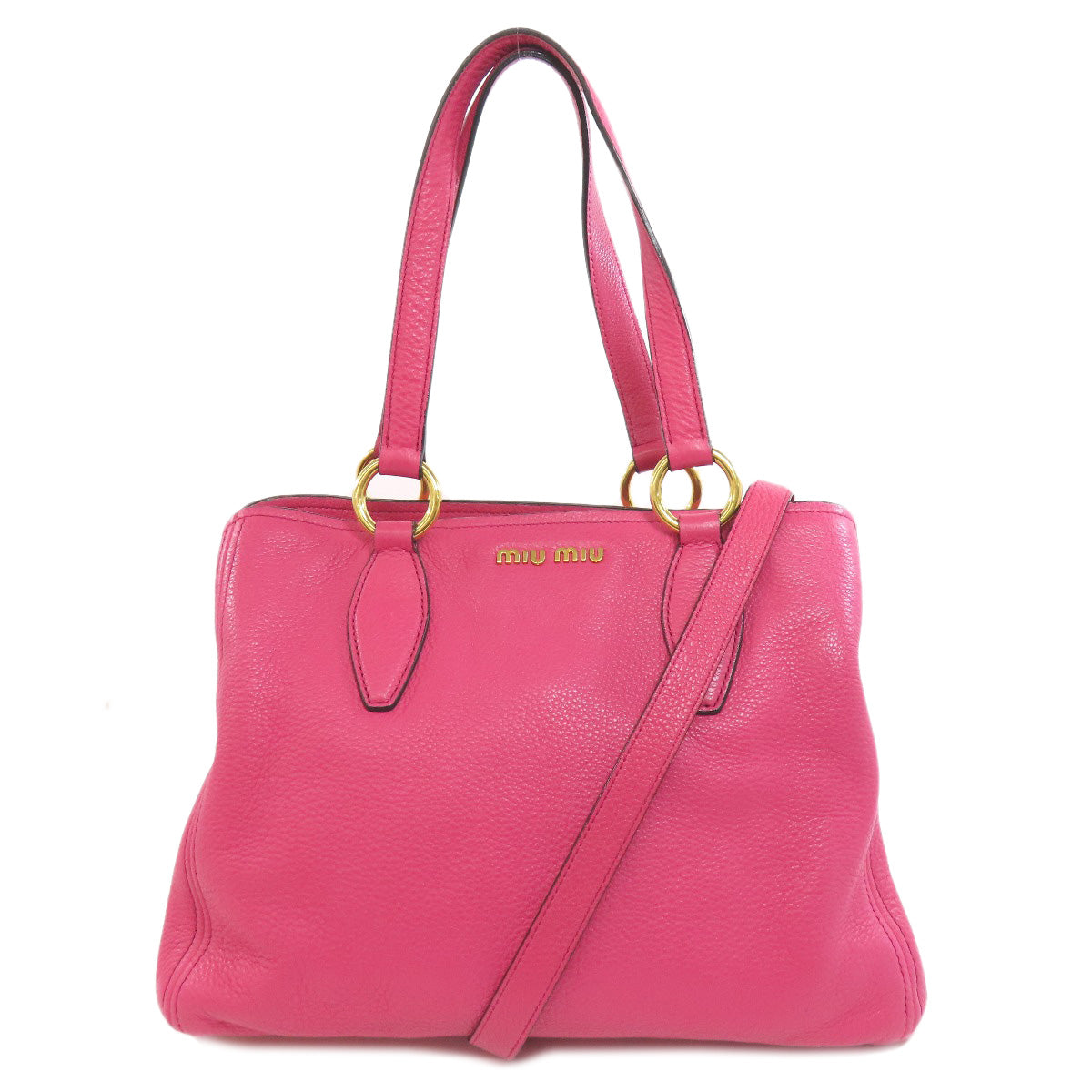 MIUMIU   Tote Bag 2WAY Leather Ladies