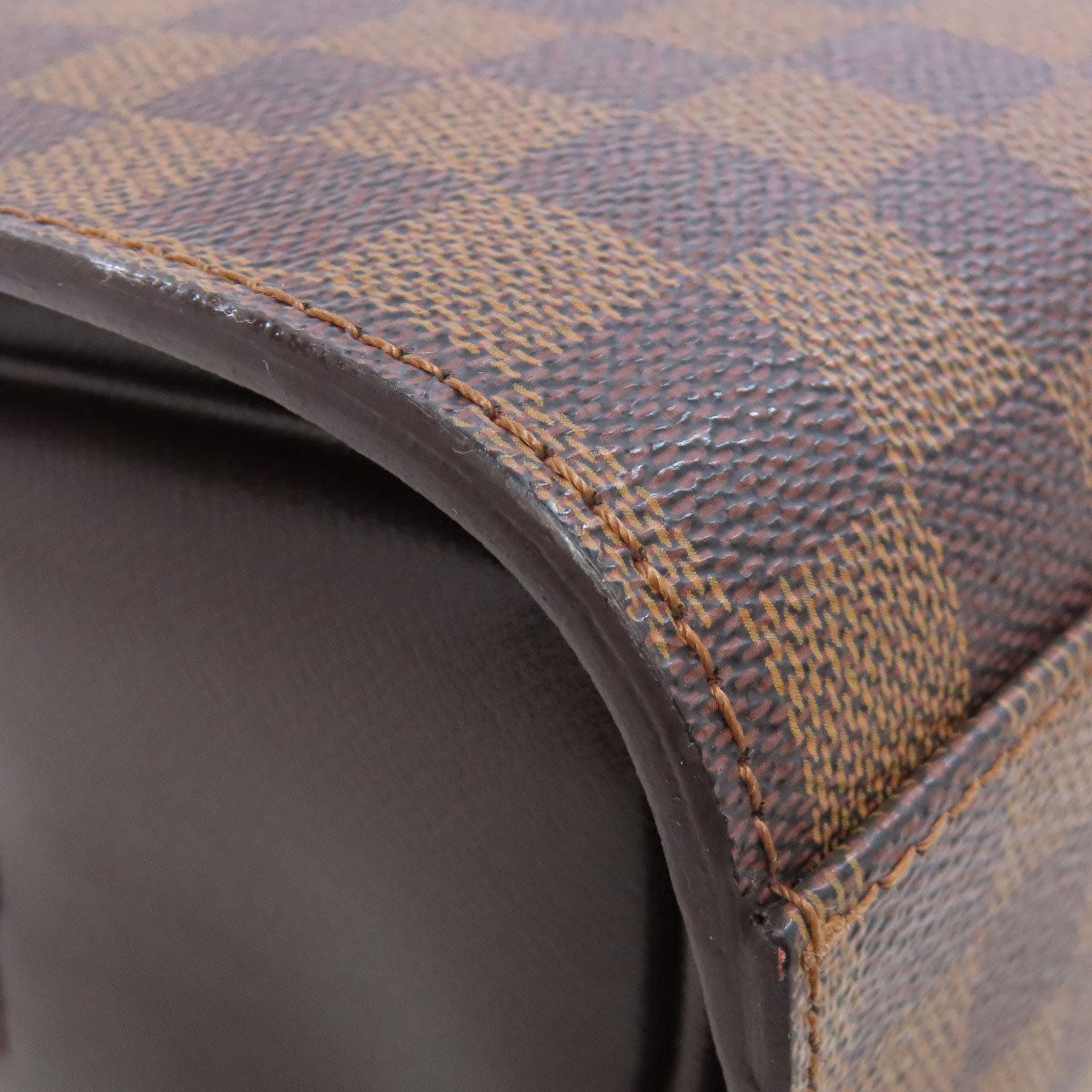 LOUIS VUITTON Triana Handbag Damier canvas Ladies [Used]