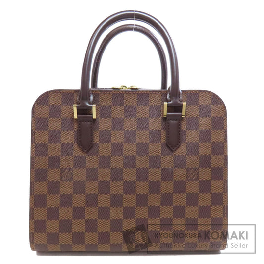 LOUIS VUITTON Triana Handbag Damier canvas Ladies [Used]