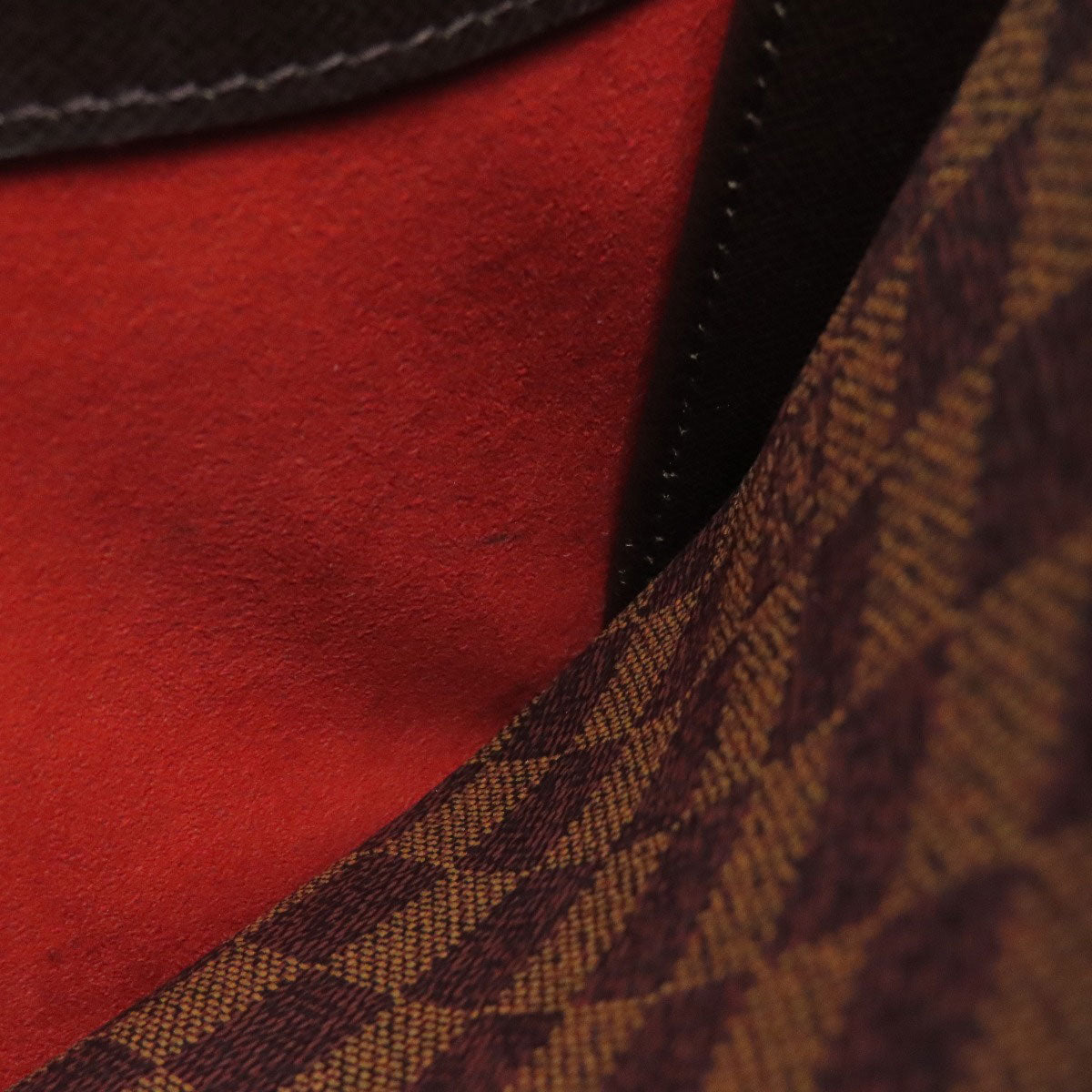 LOUIS VUITTON Triana Handbag Damier canvas Ladies [Used]