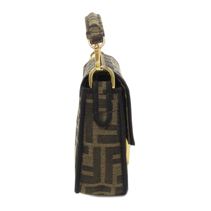 FENDI Zucca pattern 2WAY Shoulder Bag Canvas Ladies [Used]