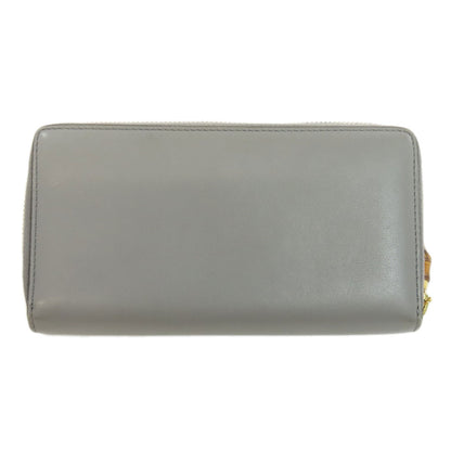 GUCCI 453158 Bamboo Long wallet (with coin pocket) Leather Ladies [Used]