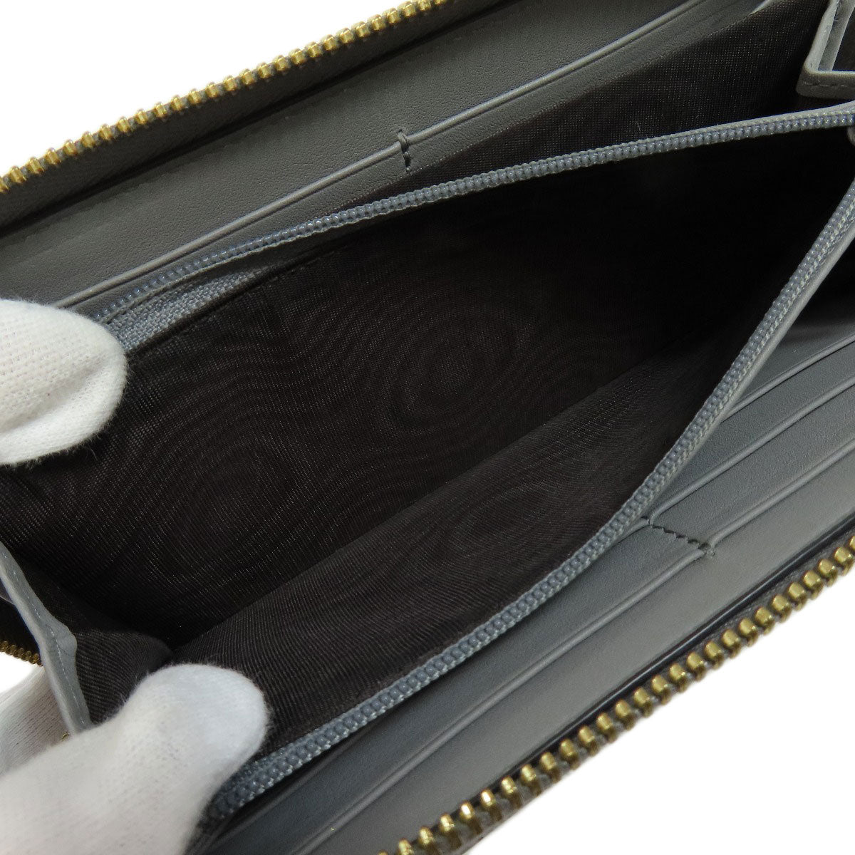 GUCCI 453158 Bamboo Long wallet (with coin pocket) Leather Ladies [Used]