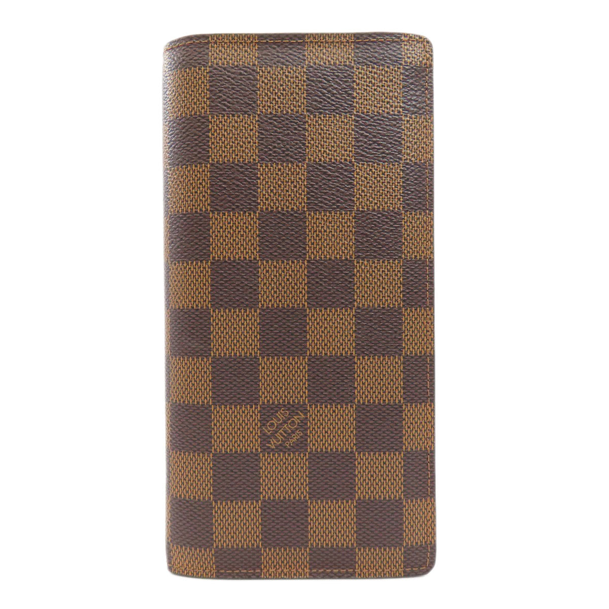 LOUIS VUITTON N60017 Portefeiulle ・ old brother Long wallet (with coin pocket) Damier canvas Ladies [Used]