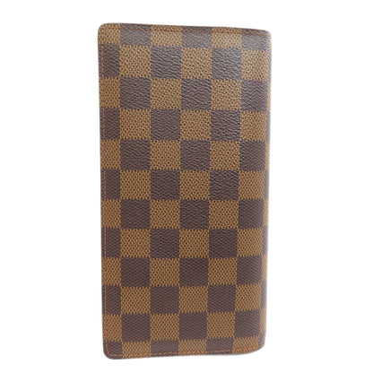 LOUIS VUITTON N60017 Portefeiulle ・ old brother Long wallet (with coin pocket) Damier canvas Ladies [Used]