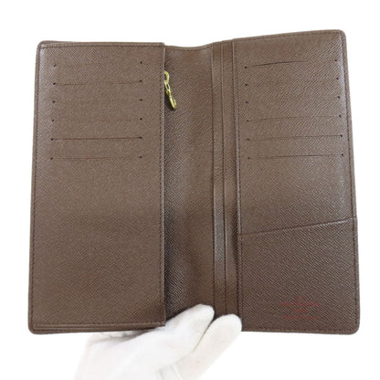 LOUIS VUITTON N60017 Portefeiulle ・ old brother Long wallet (with coin pocket) Damier canvas Ladies [Used]