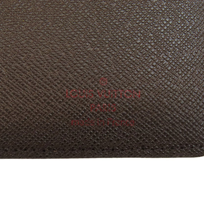 LOUIS VUITTON N60017 Portefeiulle ・ old brother Long wallet (with coin pocket) Damier canvas Ladies [Used]