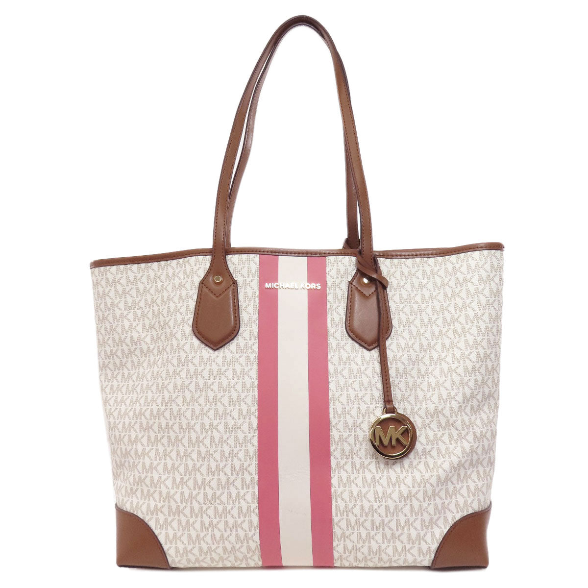 Michael Kors MK signature Tote Bag PVC Ladies [Used]