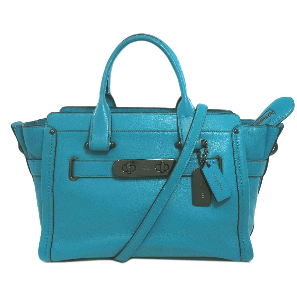 COACH  37732 Handbag Swagger carryall Leather Ladies