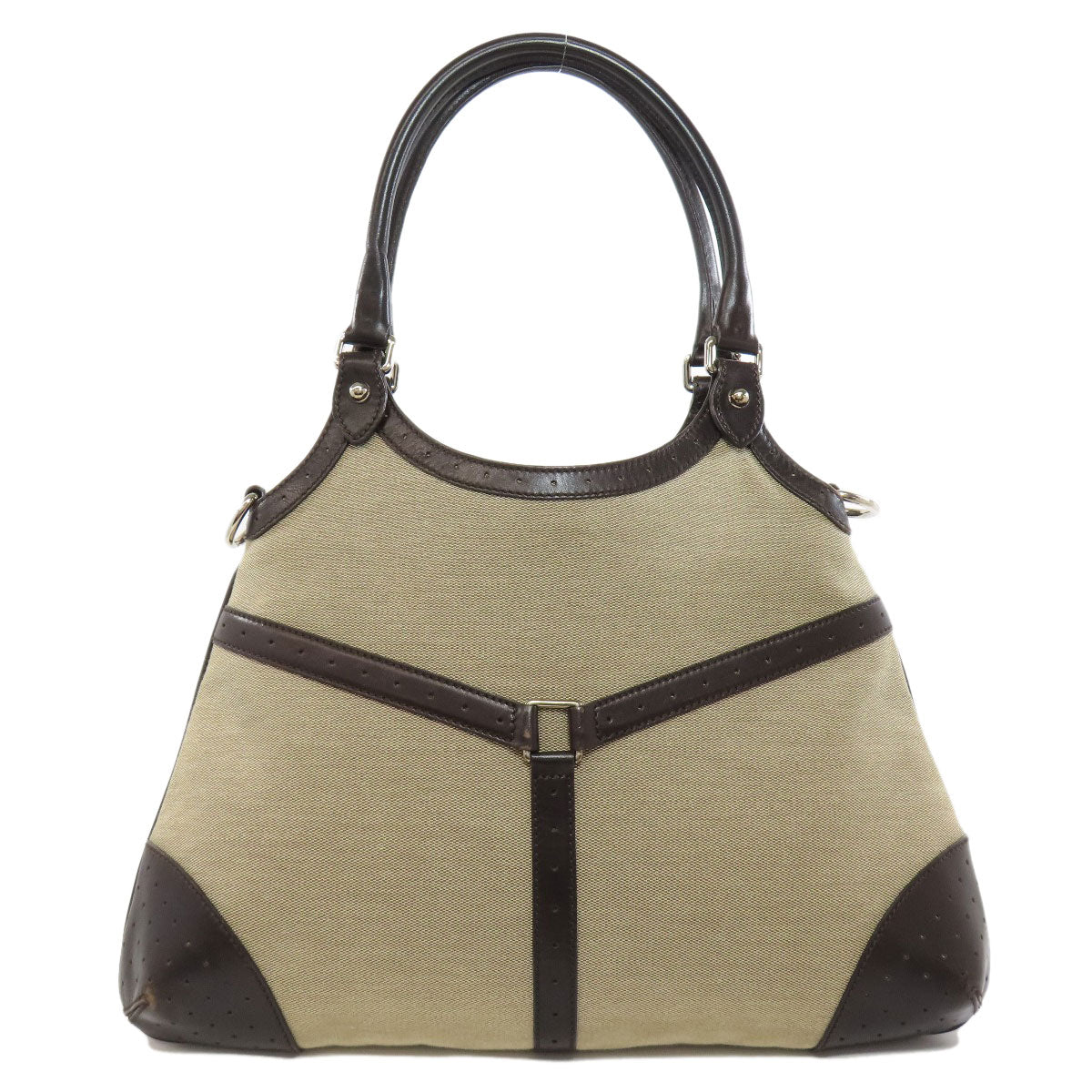 GUCCI  114875 Handbag Sherry Line Interlocking G Canvas Ladies