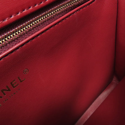 CHANEL Matelasse 2WAY GoldHardware Handbag Lambskin Ladies [Used]