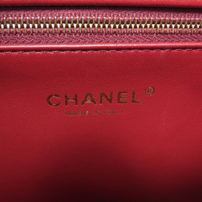 CHANEL Matelasse 2WAY GoldHardware Handbag Lambskin Ladies [Used]