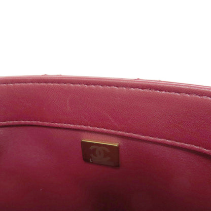 CHANEL Matelasse 2WAY GoldHardware Handbag Lambskin Ladies [Used]