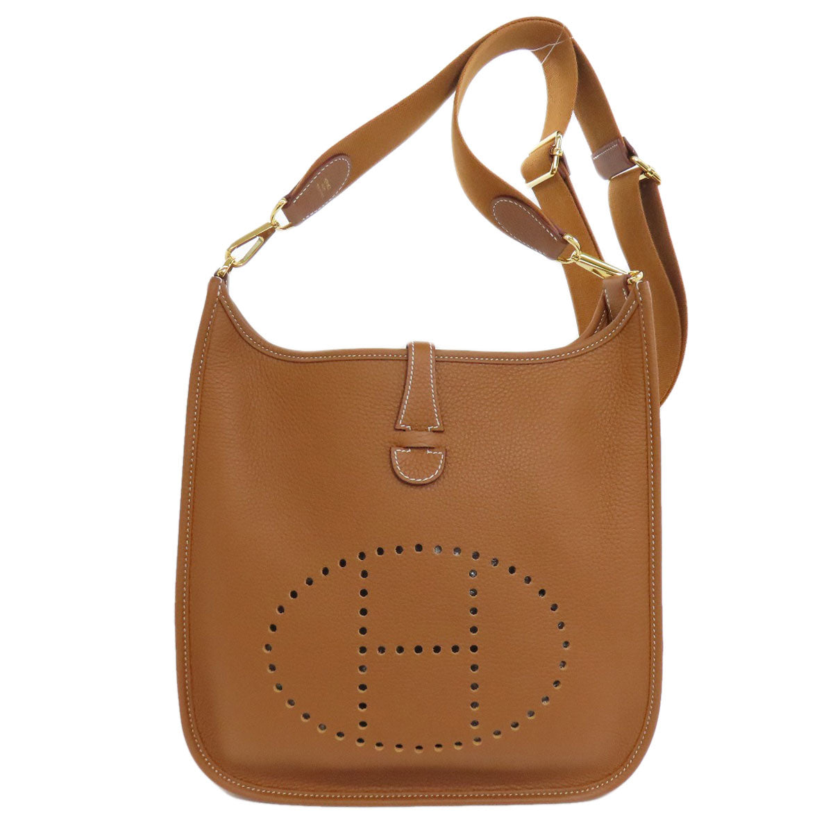 HERMES Evelyne3 PM GoldHardware Shoulder Bag Taurillon Clemence Ladies [Used]