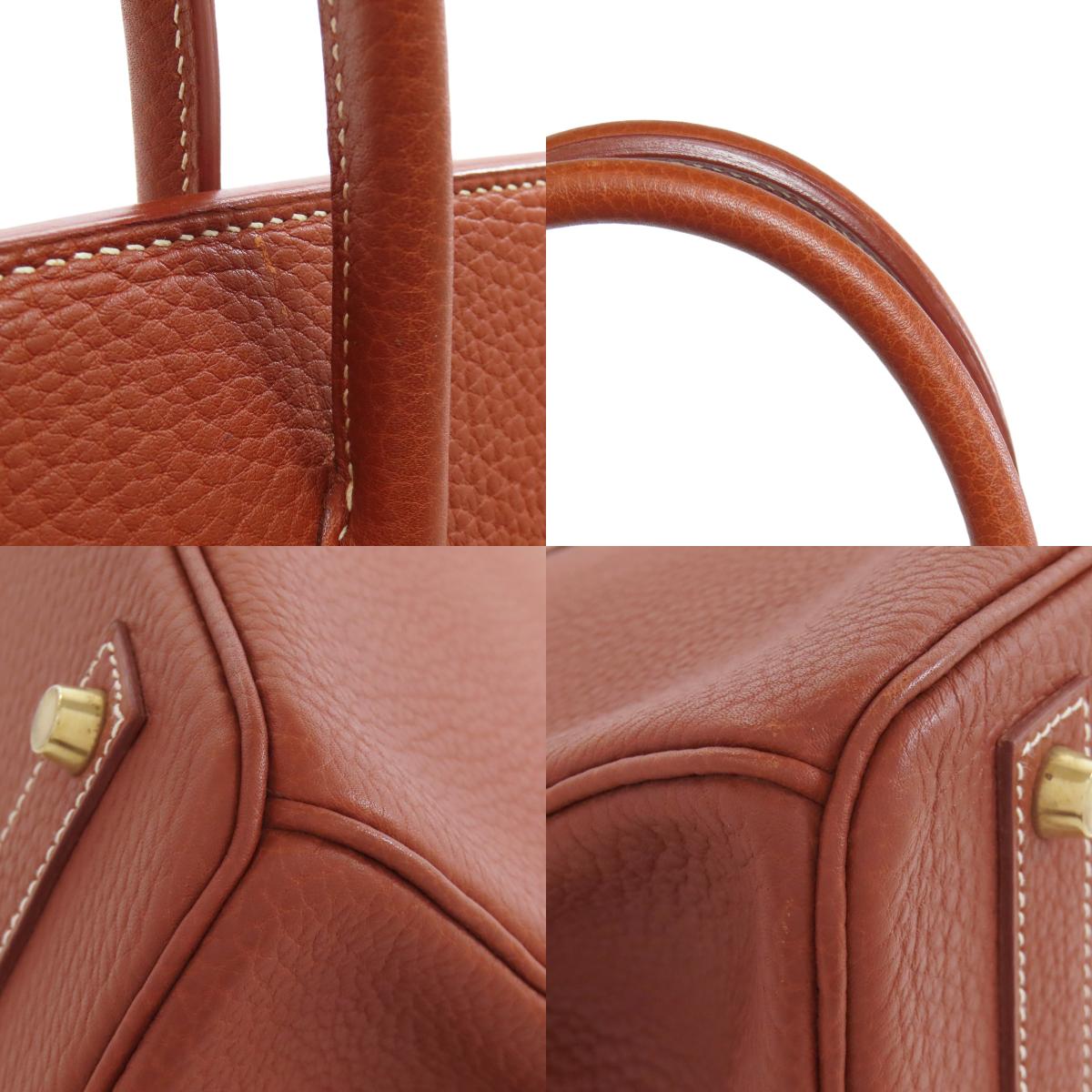 HERMES Birkin 40 GoldHardware Handbag Ardennes Ladies [Used]
