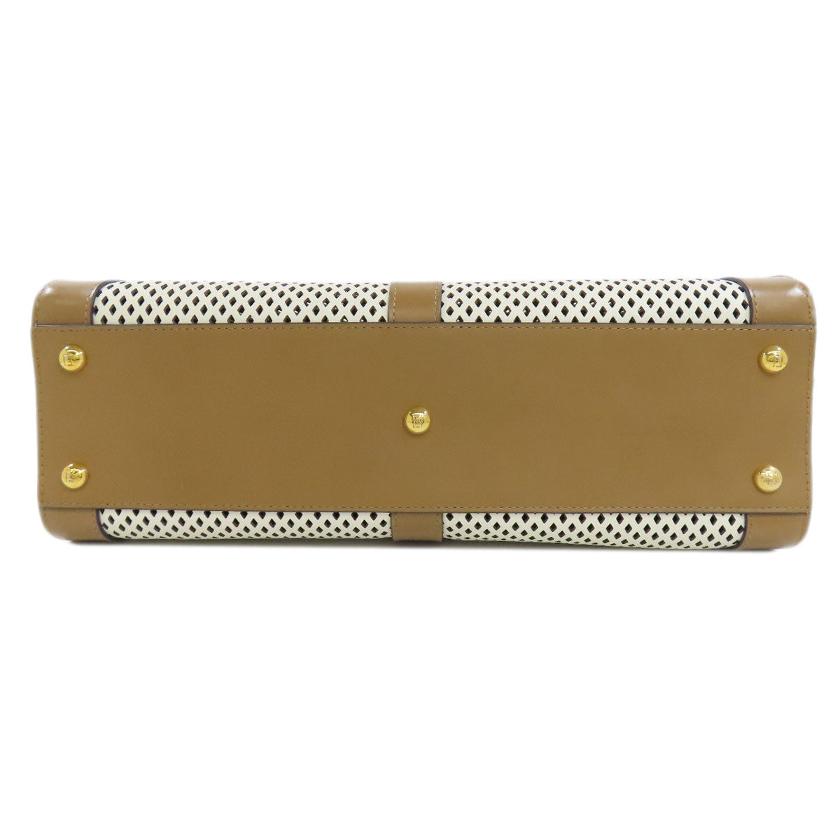 FENDI Peekaboo Punching 2WAY Handbag Calf Ladies [Used]