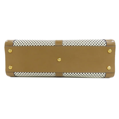 FENDI Peekaboo Punching 2WAY Handbag Calf Ladies [Used]