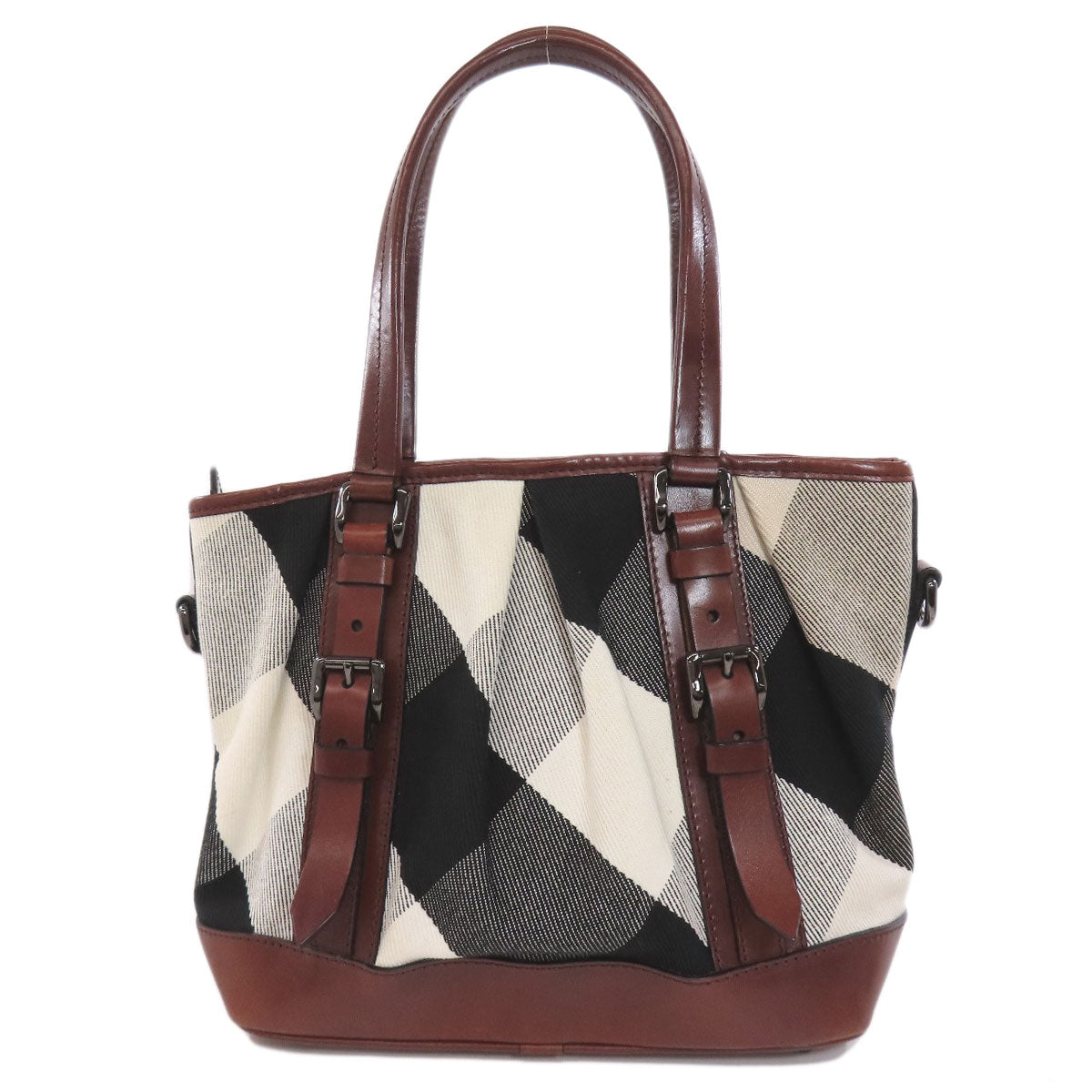 BURBERRY   Tote Bag Checkpattern 2WAY Canvas Ladies