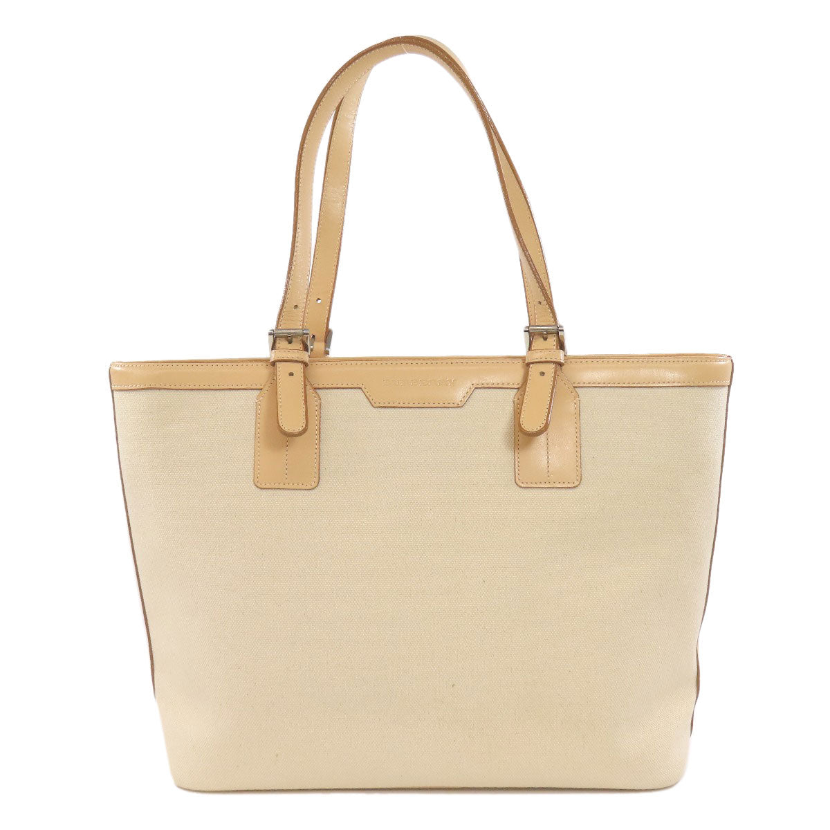 BURBERRY logo Tote Bag Canvas Ladies [Used]