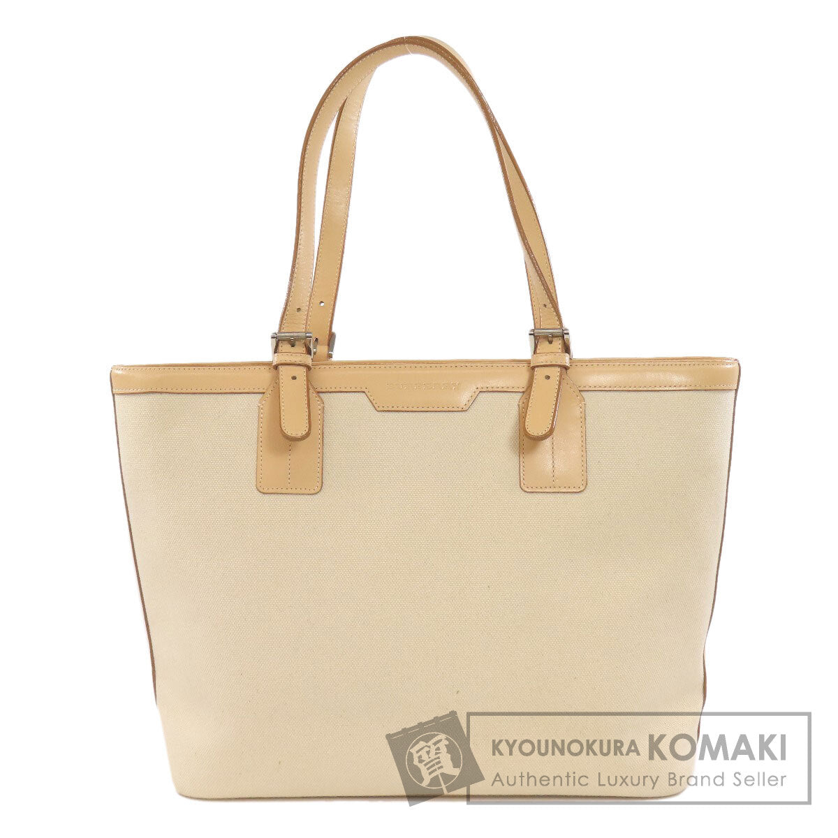 BURBERRY logo Tote Bag Canvas Ladies [Used]