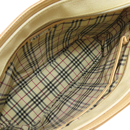 BURBERRY logo Tote Bag Canvas Ladies [Used]