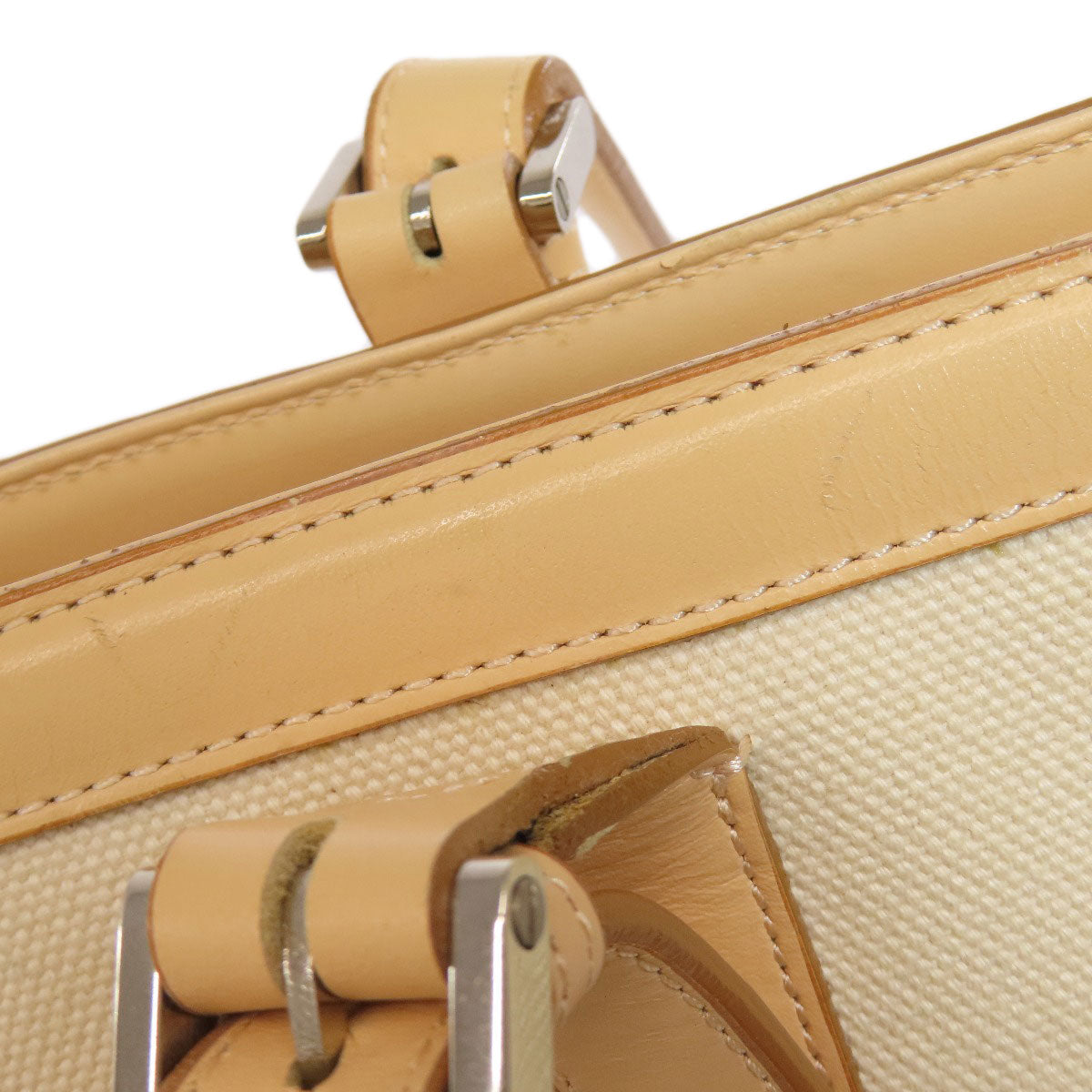 BURBERRY logo Tote Bag Canvas Ladies [Used]