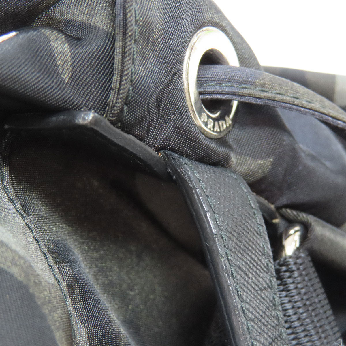 PRADA   Backpack Â· Daypack LogoHardware Camouflage pattern Nylon Ladies