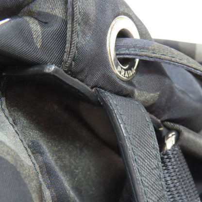 PRADA   Backpack Â· Daypack LogoHardware Camouflage pattern Nylon Ladies