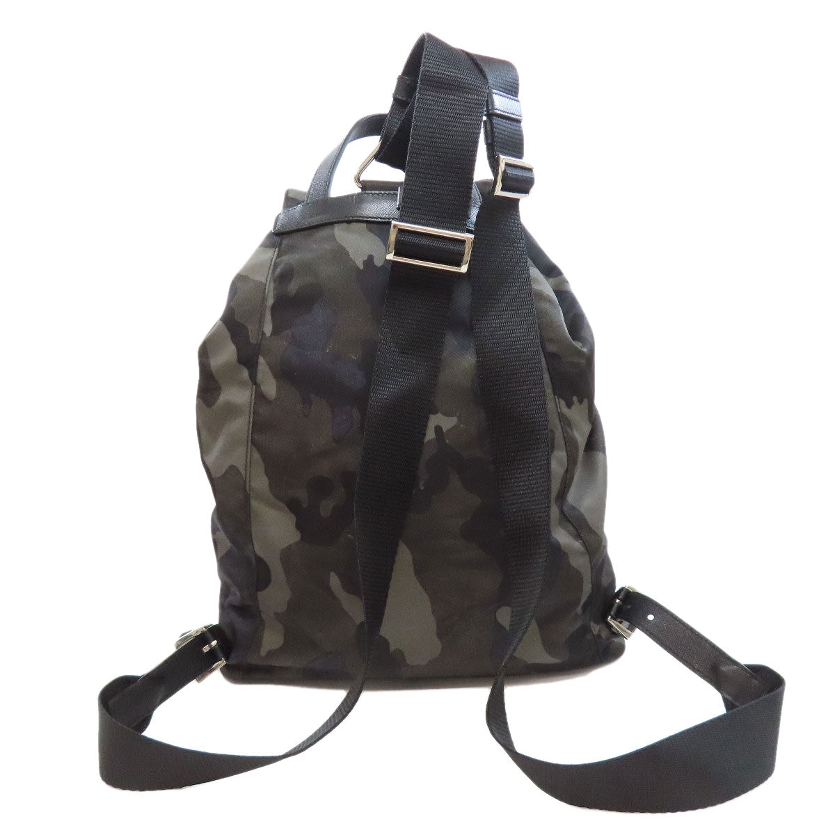 PRADA   Backpack Â· Daypack LogoHardware Camouflage pattern Nylon Ladies