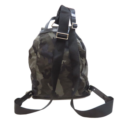 PRADA   Backpack Â· Daypack LogoHardware Camouflage pattern Nylon Ladies