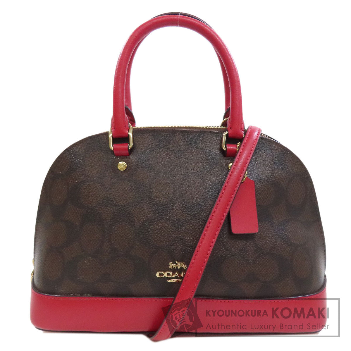 COACH  F27583 Handbag Signature 2WAY PVC Ladies