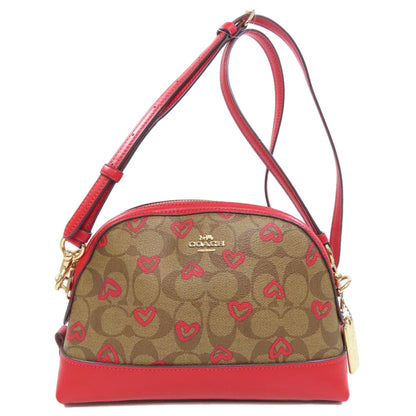 COACH  91015 Shoulder Bag Signature Heart PVC Ladies