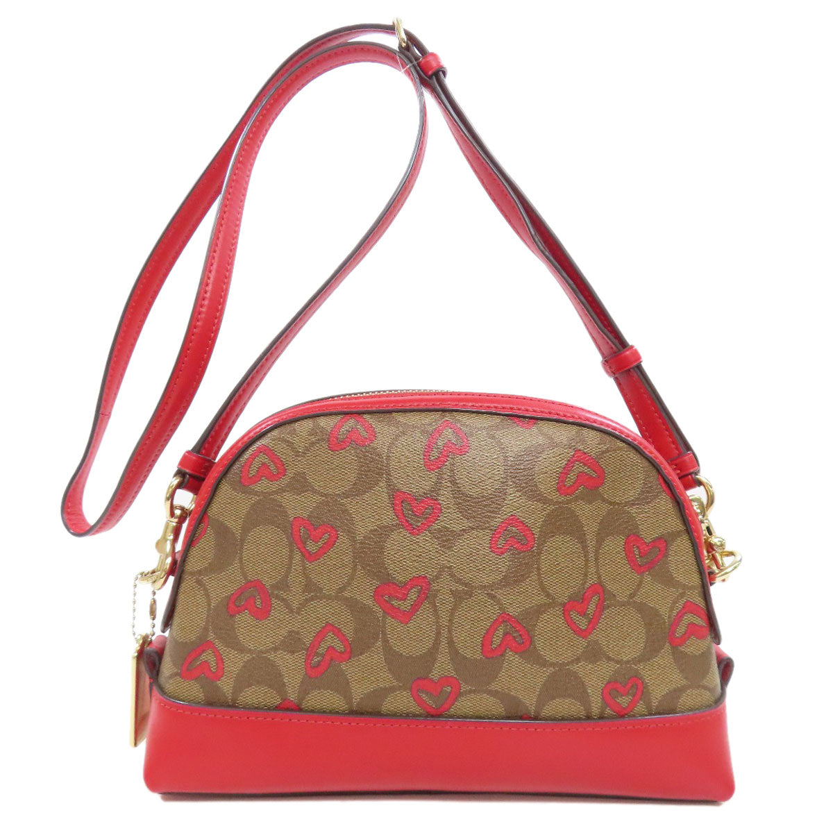 COACH  91015 Shoulder Bag Signature Heart PVC Ladies