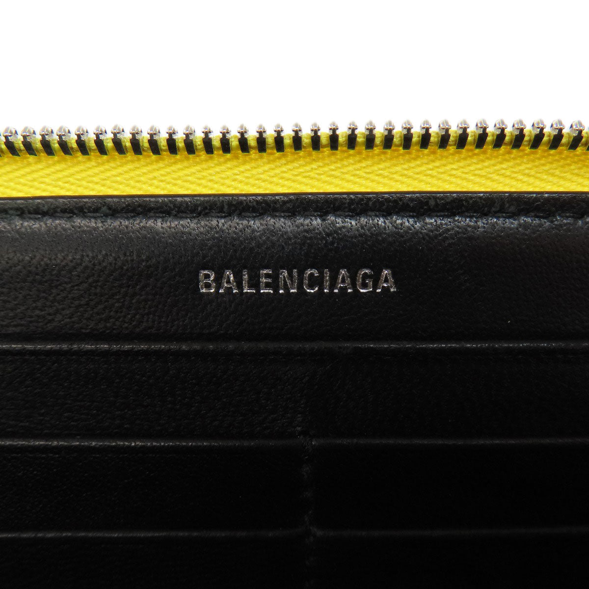 BALENCIAGA  551935 Long wallet (with coin pocket) logo Leather Ladies