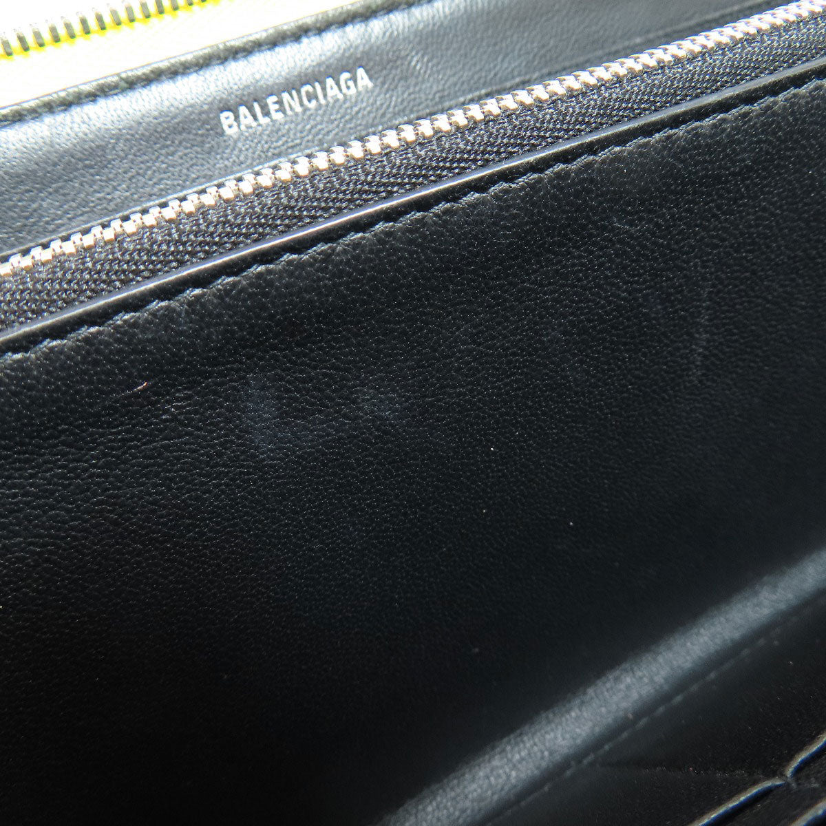 BALENCIAGA  551935 Long wallet (with coin pocket) logo Leather Ladies