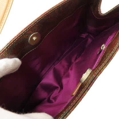 ETRO Paisley pattern Handbag PVC Ladies [Used]