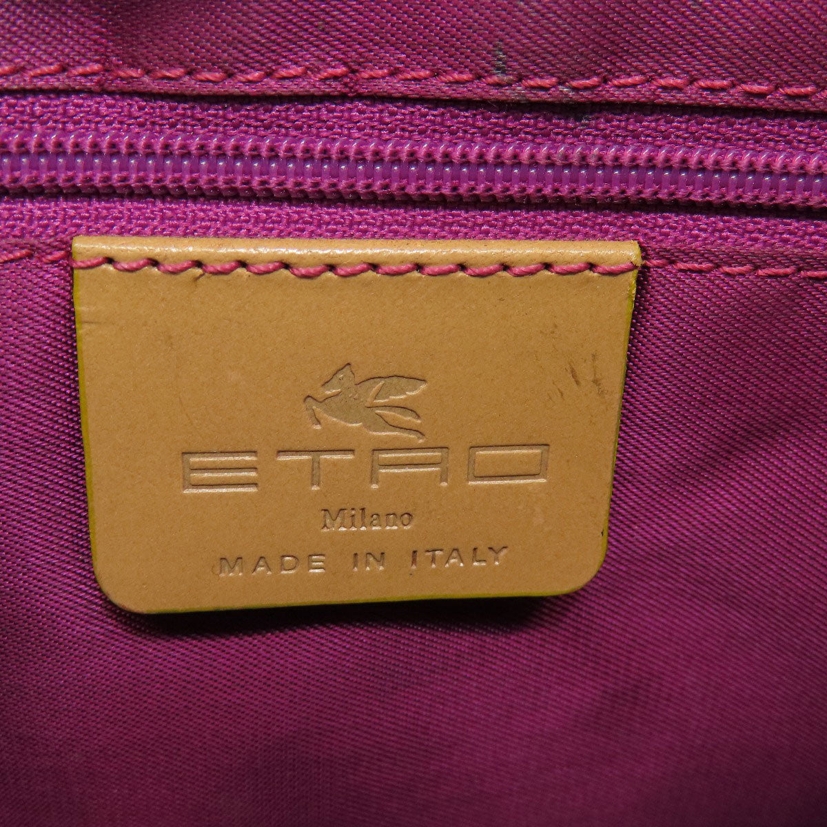 ETRO Paisley pattern Handbag PVC Ladies [Used]