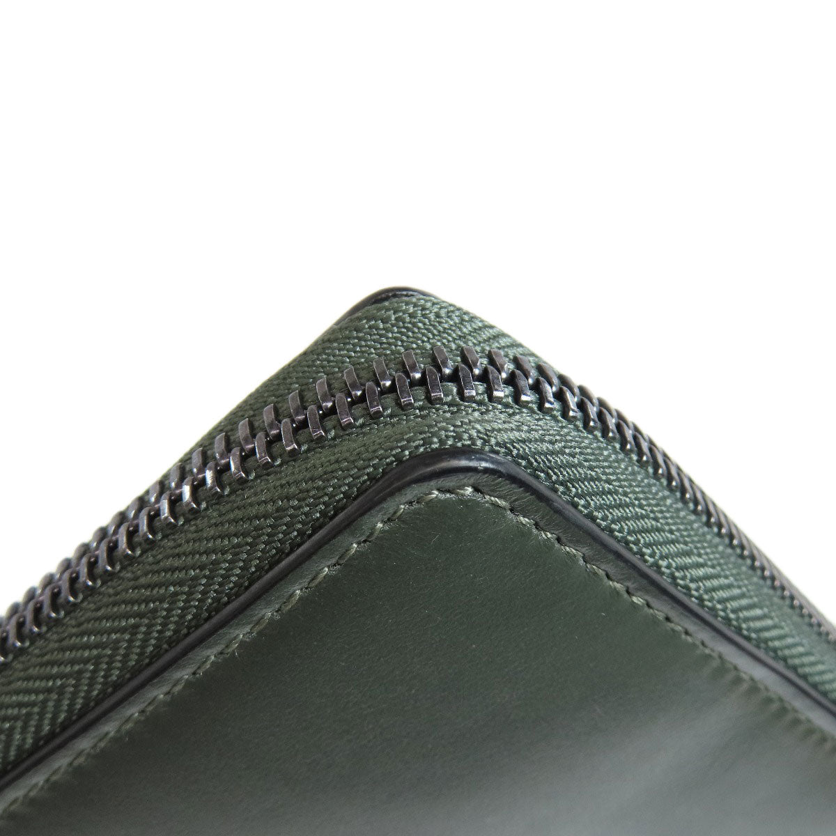 Jimmy Choo logo Long wallet (with coin pocket) Leather Ladies [Used]