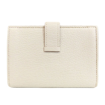 HERMES Bearn Gold Hardware Card Case Chevre Ladies [Used]