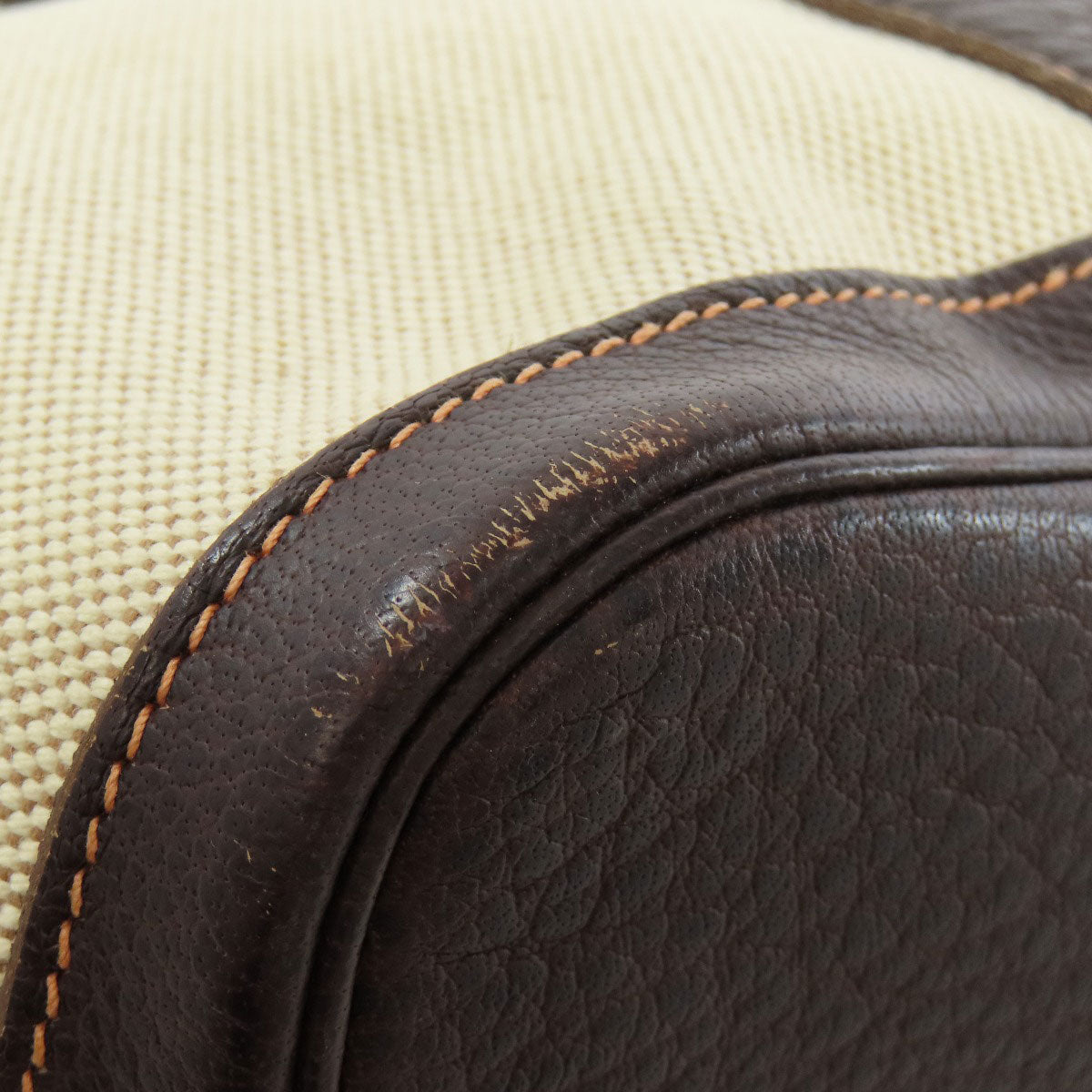 HERMES Garden Party PM Silver Hardware Tote Bag Tower ash Ladies [Used]