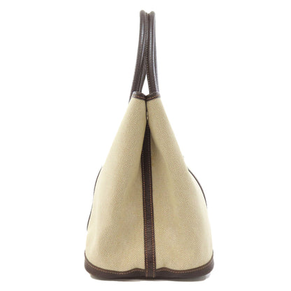 HERMES Garden Party PM Silver Hardware Tote Bag Tower ash Ladies [Used]