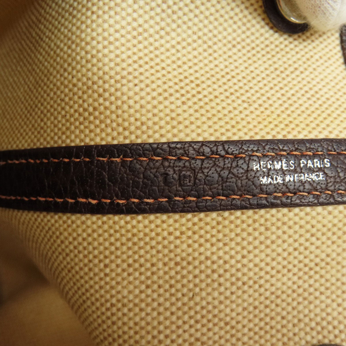 HERMES Garden Party PM Silver Hardware Tote Bag Tower ash Ladies [Used]