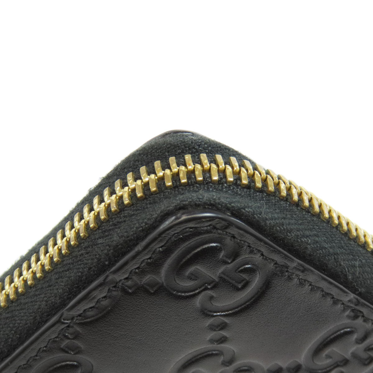 GUCCI 447939 GG guccissima Card Case Leather Ladies [Used]