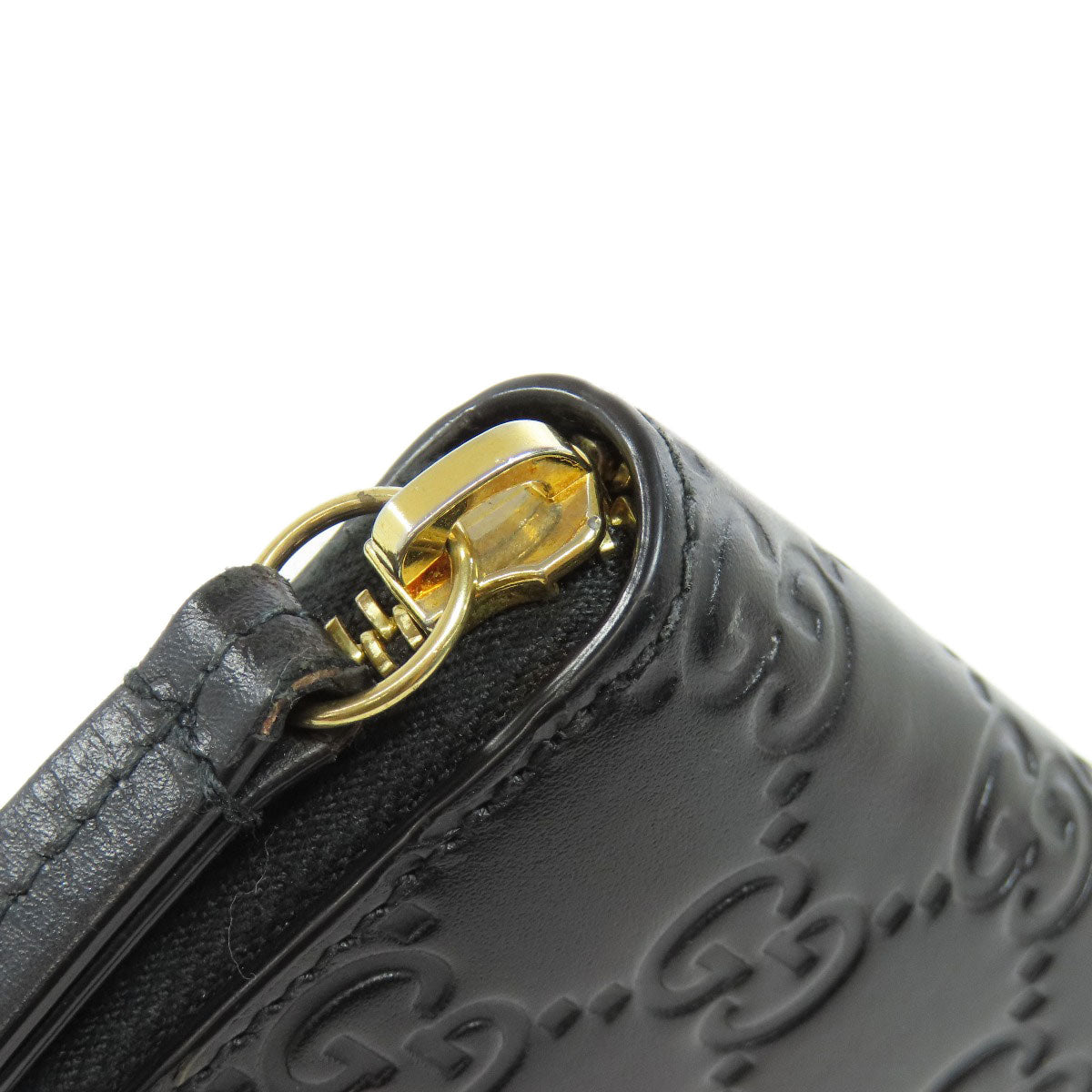 GUCCI 447939 GG guccissima Card Case Leather Ladies [Used]